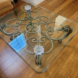 Glass Top Coffetable & Endtables