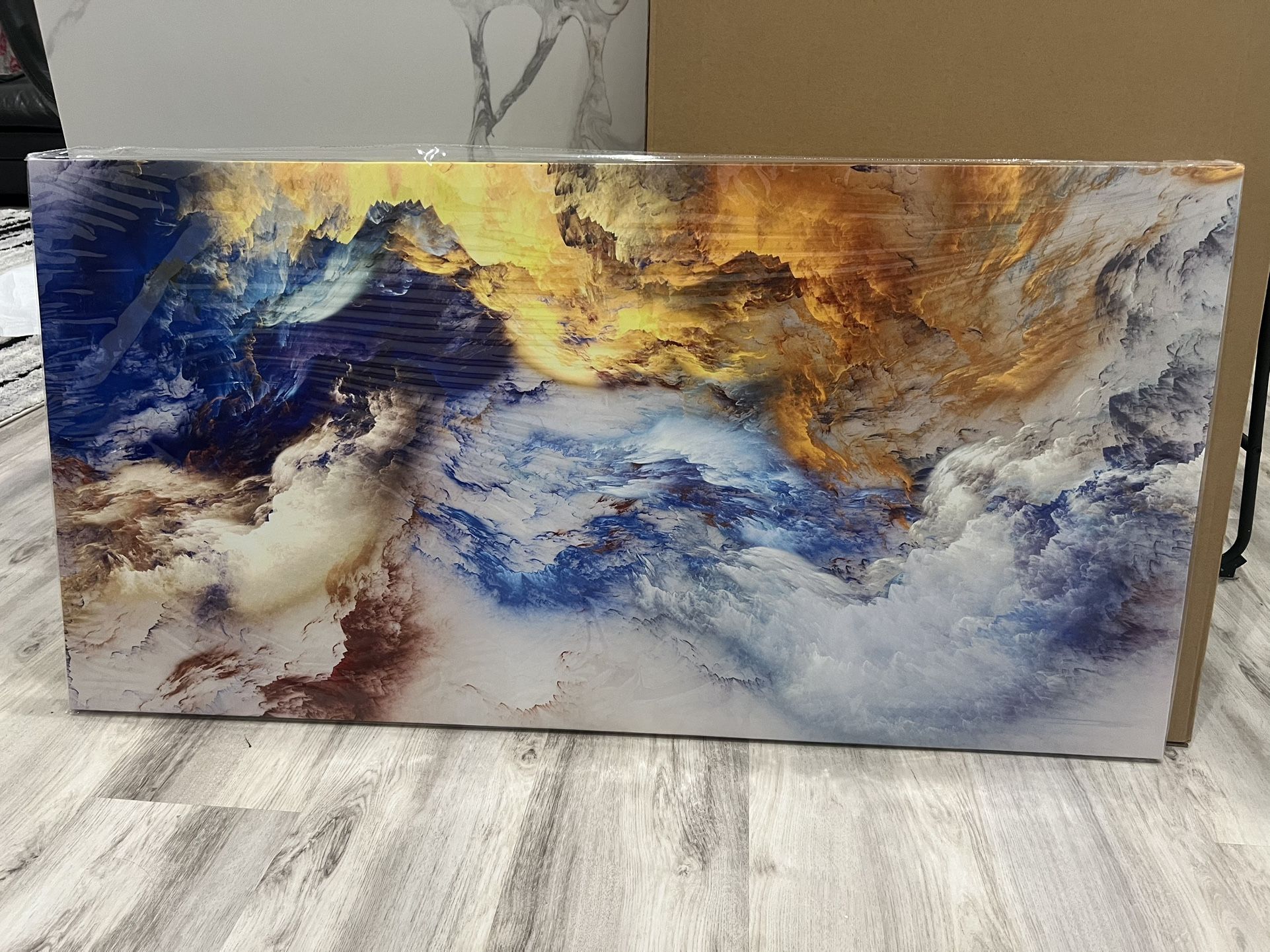 Brand new. 48x24 Abstract Wall Art for Living Room office Wall Artworks Bedroom Decoration Home bathroom Wall decor Pictures Posters Artwork abstract