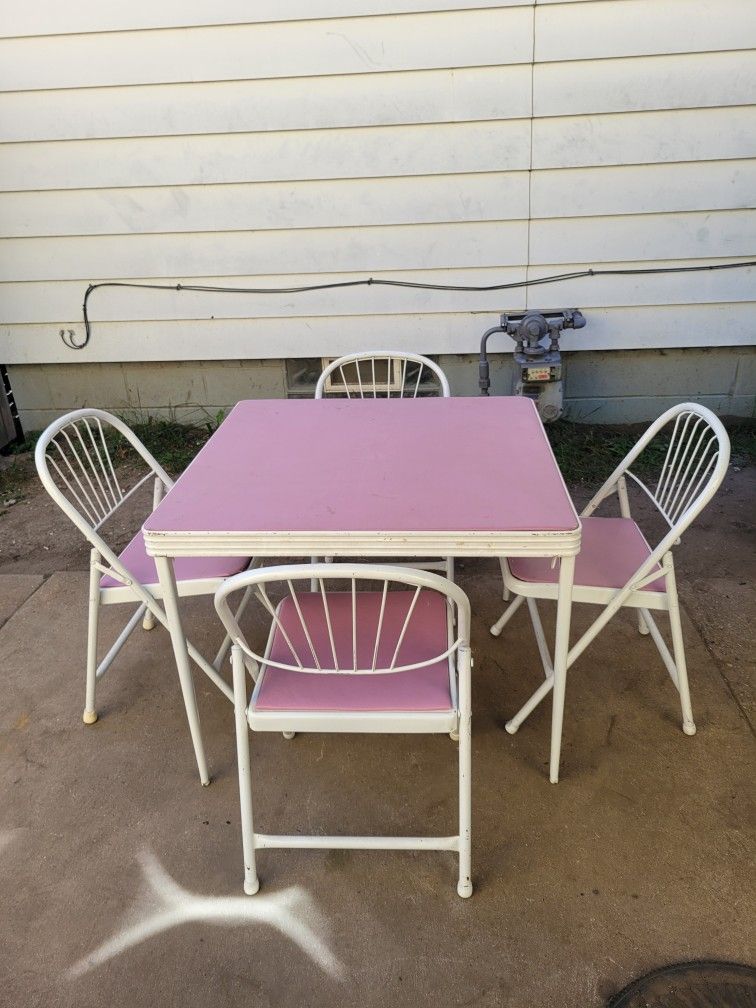 5- PC TABLE AND CHAIR SET