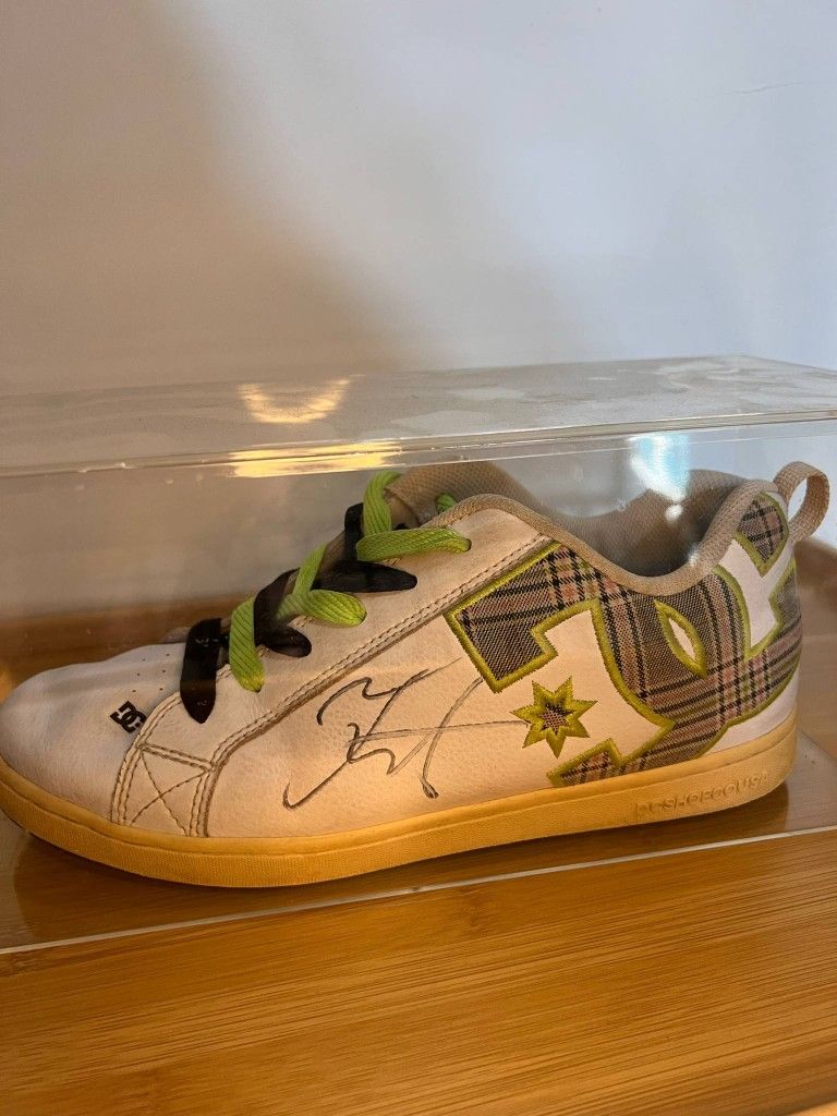 Autographed Shoe By Taylor Lautner 