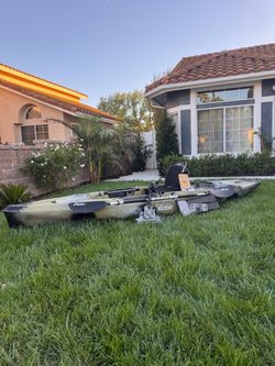 Used once Hobie Mirage Outback fishing Kayak