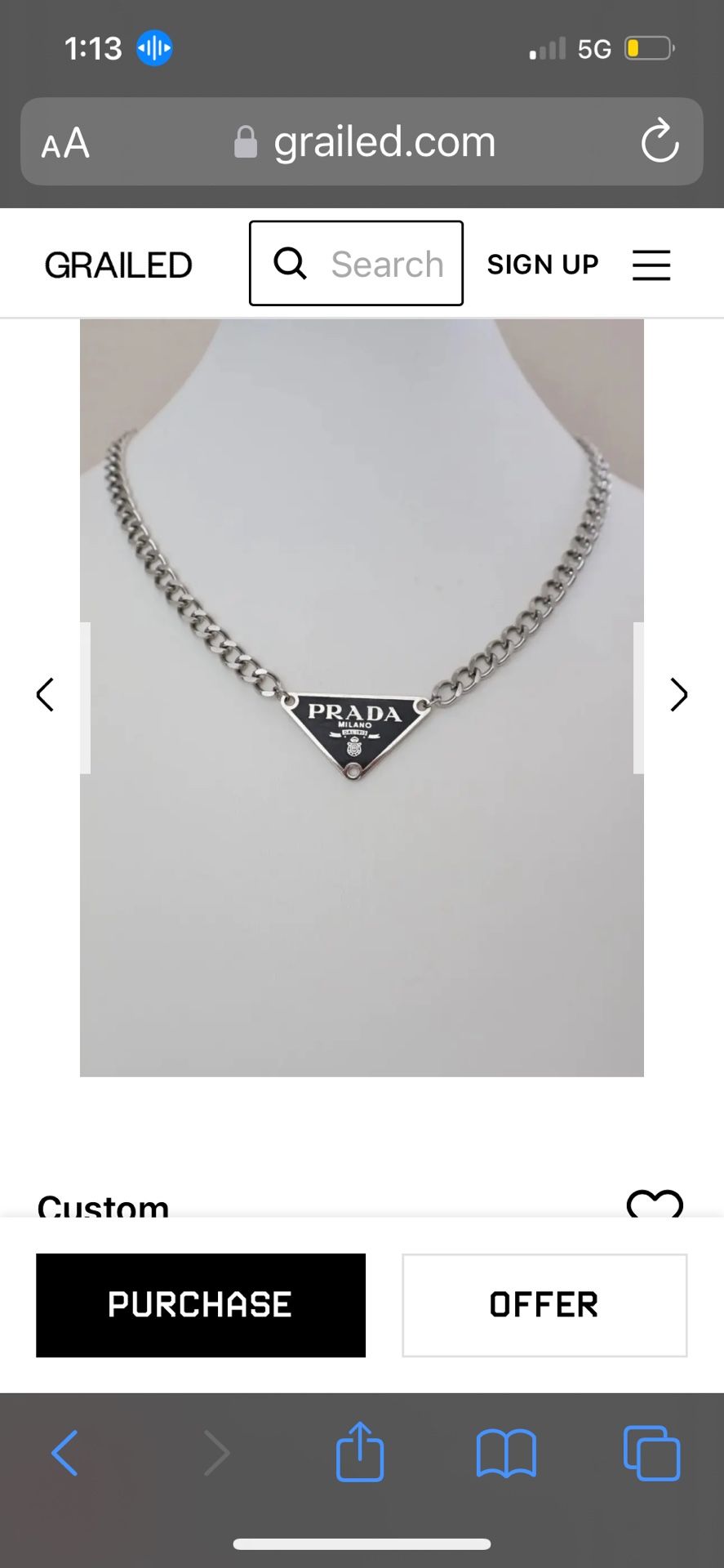 Prada Pendant