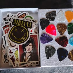 Rock Stickers & Guitar Picks #2