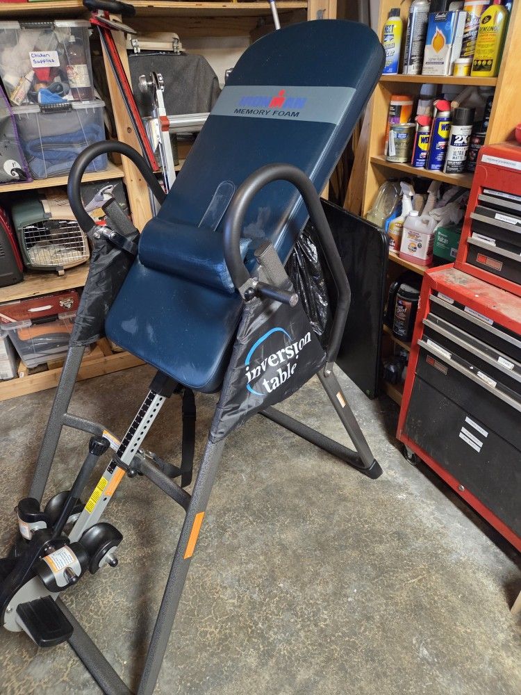 Inversion table