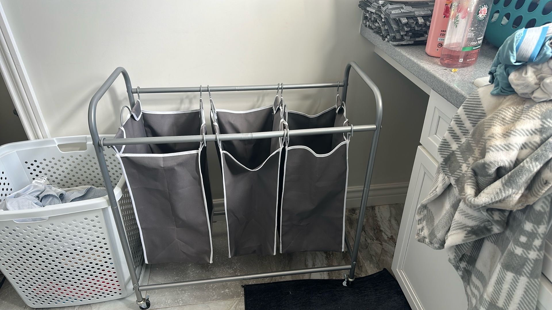 Laundry Basket On Wheels