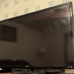 Sharp 60 Inch TV W/ Tv Stand