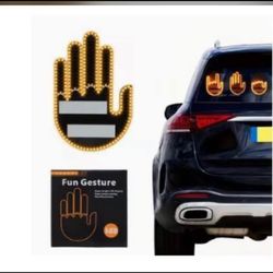 Fun Gesture LED Hand Car Display