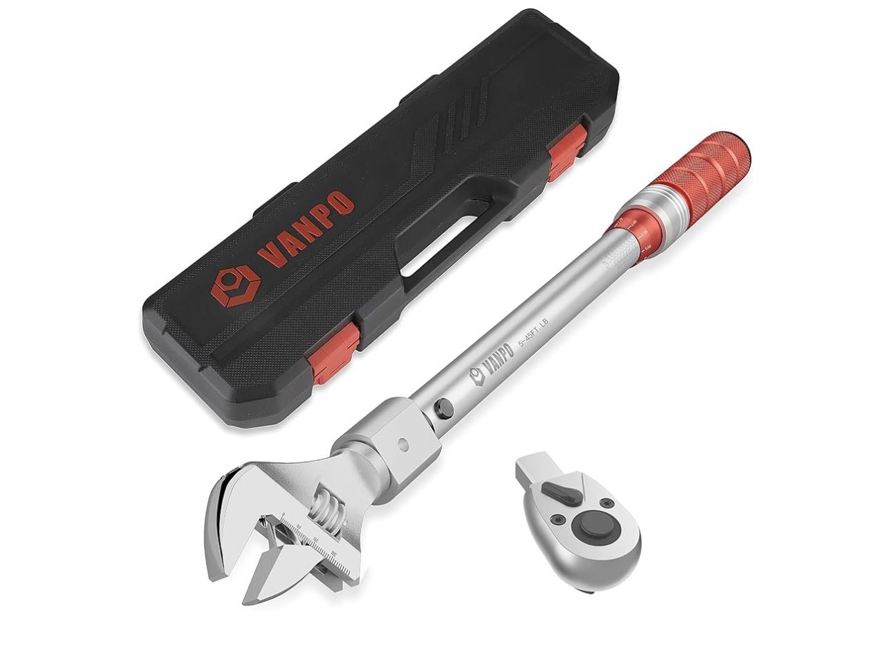 3/8 Inch Drive Adjustable Torque Wrench, 5-45 https://offerup.com/redirect/?o=RnQubGIvNy02MQ== Nm, 38MM Open End Torque Wrench with Interchangeable Ja
