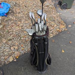  Golf Clubs And A Bag