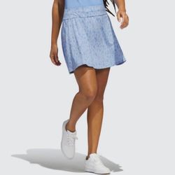 Adidas Women's Printed 16 Inch Skort, Blue Fusion Size medium Ships Same Day or Following Business Day #C1653Q1VM