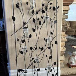 Metal Wall Sconce, Candle Holder.
