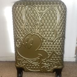 Fūl Minnie Mouse GOLD Carry On Hardshell Suitcase