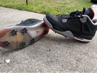 Retro 4 size 11 golf cleats