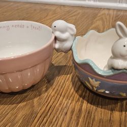 Ceramic Bunny Bowls