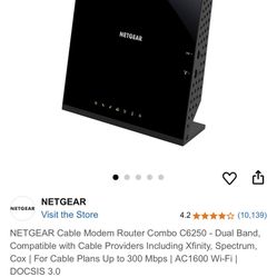 AC1600 WiFi Cable Modem Router