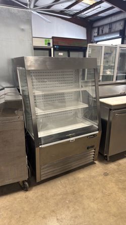 Open Case Refrigerator