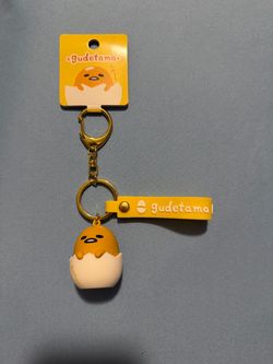 Sanrio Gudetama Keychain with Strap