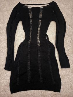 Black short dress