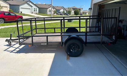 Carry-On Utility Trailer with Steel Rails