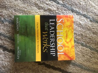 School Leadership that Works