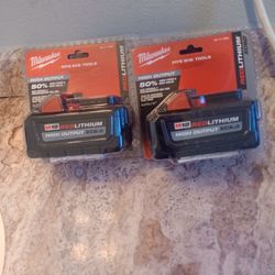 Milwaukee 6.0 Batteries New Firm Price Thanks 