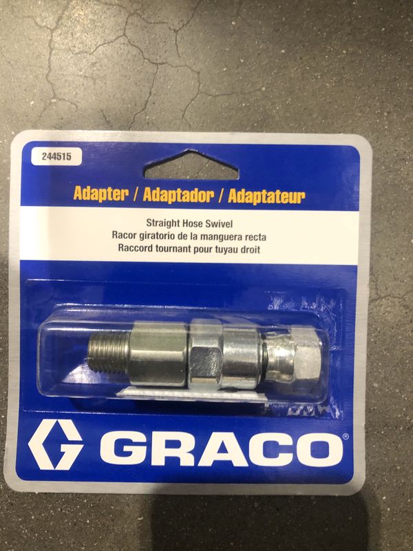 Graco straight hose swivel adapter for Sale in Murrieta, CA OfferUp