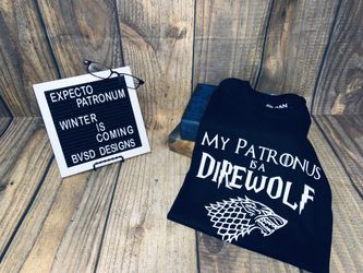 Harry Potter/ Game of Thrones Custom Shirt Design