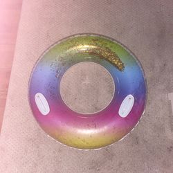 Rainbow Inflatable  Glitter Pool float