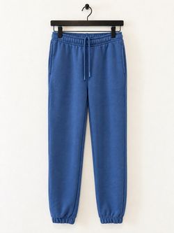 Wesley by BANDIER Cotton Terry Jogger Sweatpants in Blue Size XS Orig $150