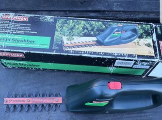🔥Sears Craftsman Nos 7.2v Cordless Detail Shrubber 74148 Hedge Trimmer