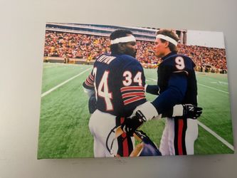 Chicago Bears Walter Payton and Jim Mcman