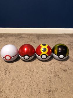 Pokémon Poké Ball Containers / Empty Poké Balls