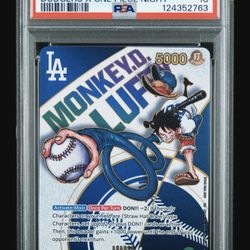PSA 10 Monkey D Luffy Dodgers Promo