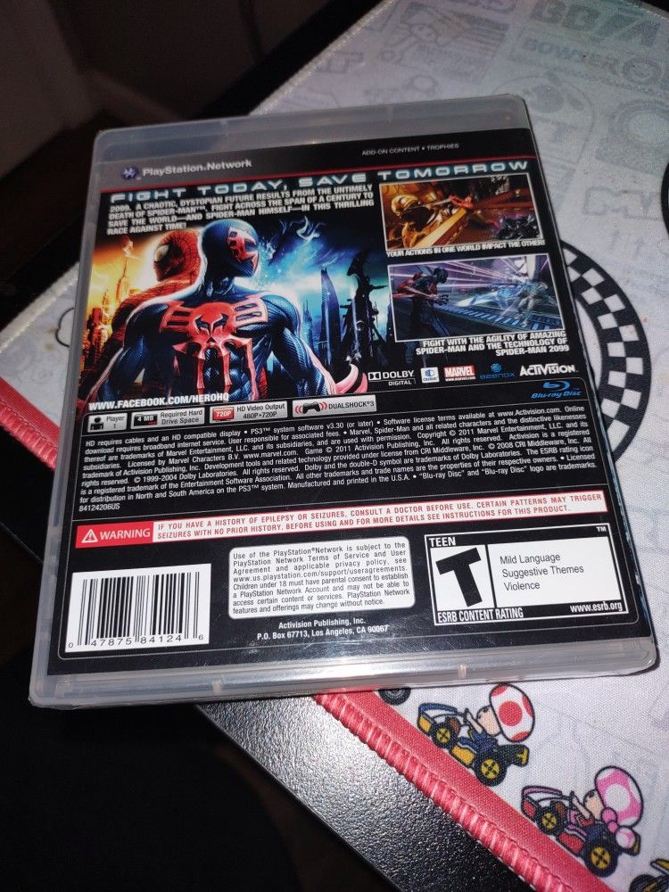 Spider-Man: Edge of Time - (PS3) PlayStation 3 [Pre-Owned] – J&L Video Games  New York City