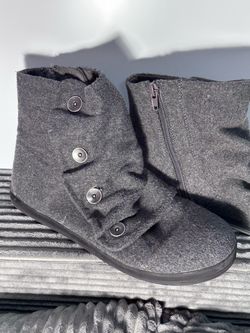 Faded Glory Gray Ankle Boots Women’s Size 8.5