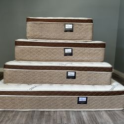 12in King Size Organic Cloud Comfort Europillow Top Mattress 