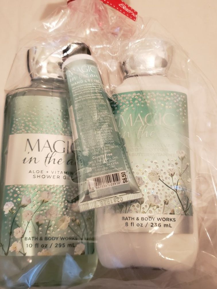 New Magic In The Air From bath & body works set