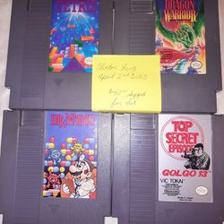 Nintendo Nes Game Lot Bundle Tested And Working