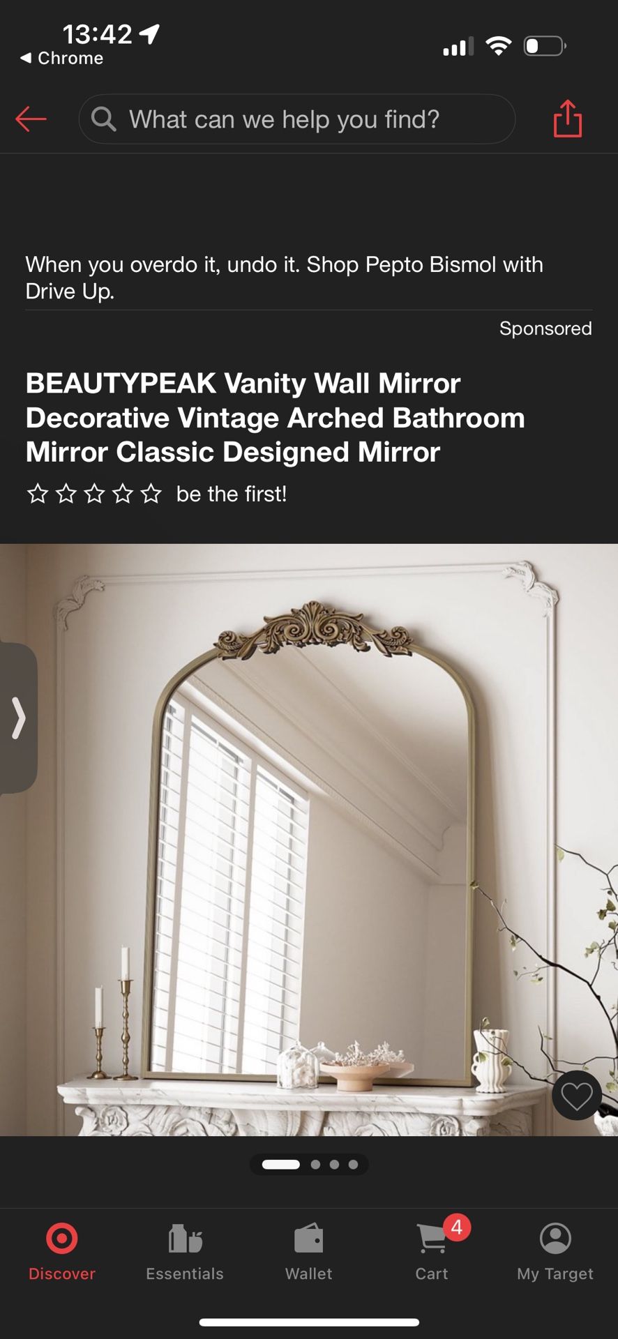 Anthropology Dupe Mirror