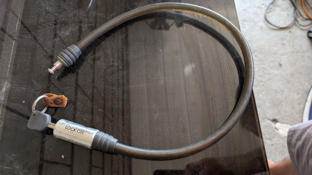 Bicycle Lock W Key Bike Lock Small Compact Works Well $5 Firm