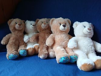 BUILD-A-BEAR Workshop Bear Plush Lot of 5