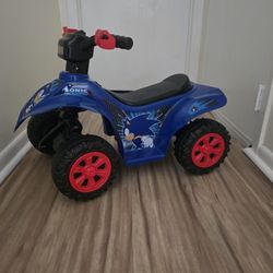 Electric Kids Riding Bike