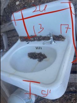 Vintage Cast iron sink