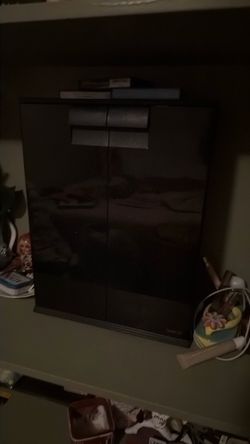 Black CD slot holder