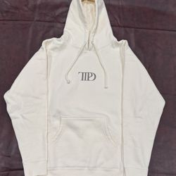 NEW The Tortured Poets Department Beige Hoodie Taylor Swift TTPD Large