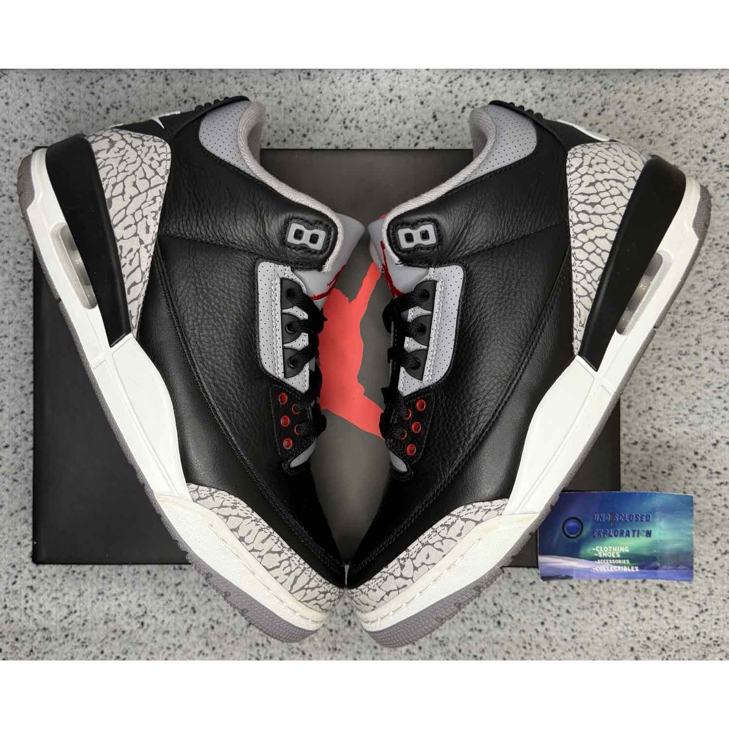 Jordan 3 Black Cement 9.5 Men