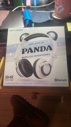 kids Panda 🐼 headphones 🎧 Light up
