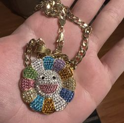 14k Gold Plated Chain With Pendant 