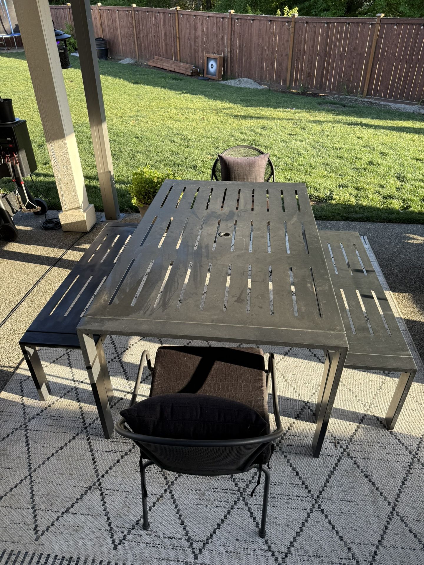Metal Patio Dining Set