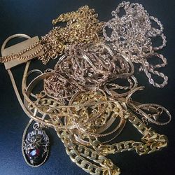 Necklace set, weight 40.67 oz